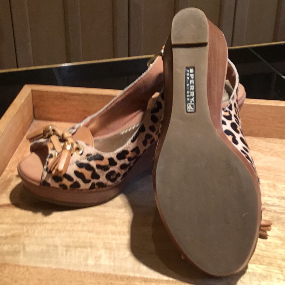 Sherry top-sider wedge sandal 6.5 - Picture 4 of 4